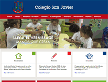Tablet Screenshot of colegiosanjavier.com.ar